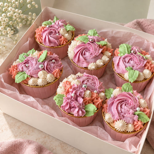 Visuel Pink and Cosy — pink cupcakes reference